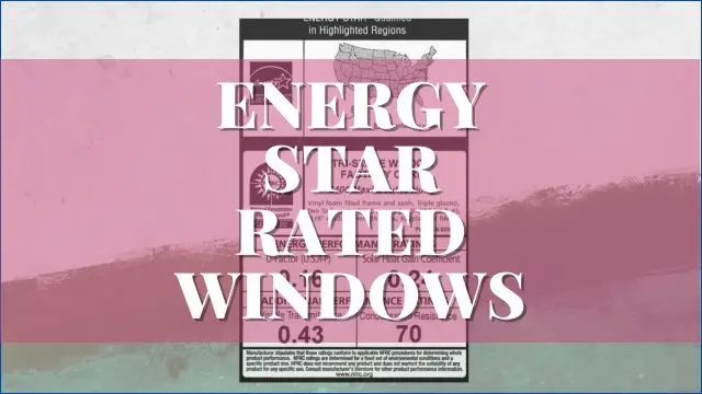 Energy Star Rated Windows