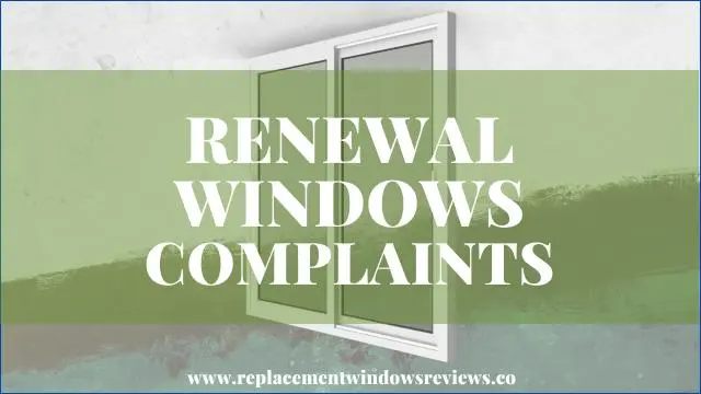 Renewal By Andersen Complaints