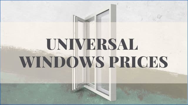 Universal Windows Direct Cost