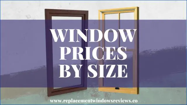 Window Prices By Size